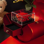 Apple Rose Gift Box with Necklace (From Daughter)